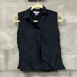 Allison Taylor Black Sleeveless Top